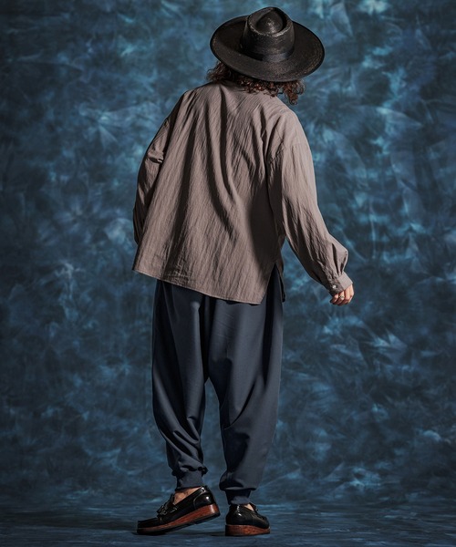 Jih Nunc(ジーヌンク)の「mp14509-ストレッチTRバルーンリブパンツ(JIH-R1151)(その他パンツ・メンズ・ベージュ/グレー系その他/ブラック・L/M/S)」の13枚目の写真