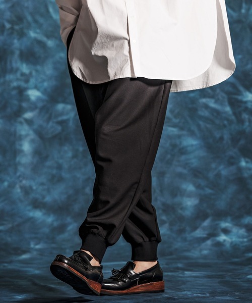 Jih Nunc(ジーヌンク)の「mp14509-ストレッチTRバルーンリブパンツ(JIH-R1151)(その他パンツ・メンズ・ベージュ/グレー系その他/ブラック・L/M/S)」の15枚目の写真