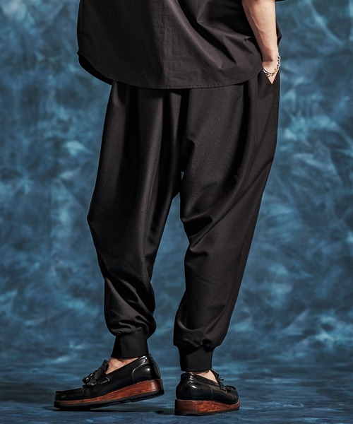 Jih Nunc(ジーヌンク)の「mp14509-ストレッチTRバルーンリブパンツ(JIH-R1151)(その他パンツ・メンズ・ベージュ/グレー系その他/ブラック・L/M/S)」の16枚目の写真
