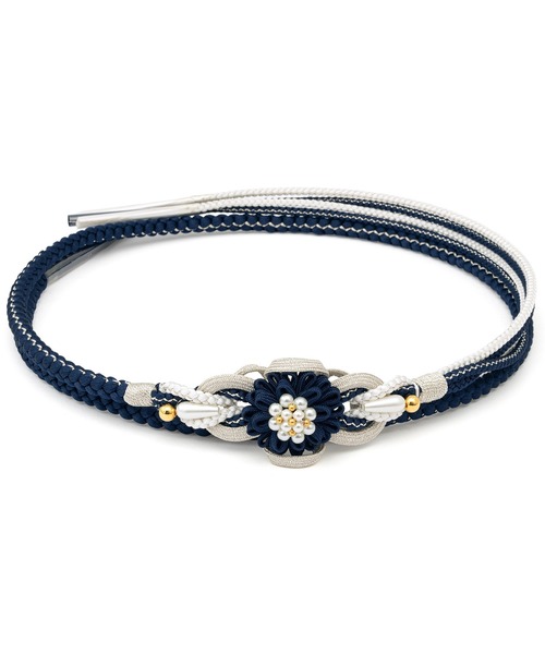 花飾りが可愛い振袖向け帯締め