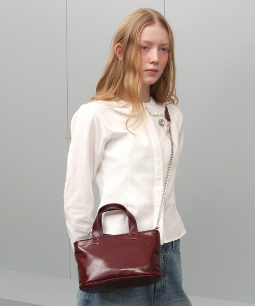 GIUNON（ジウノン）の「round collar frill shirt / ラウンドカラーフリルシャツ（シャツ/ブラウス・レディース・ホワイト・FREE）」の11枚目の写真