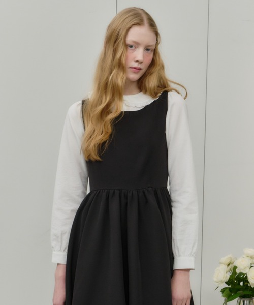 GIUNON（ジウノン）の「round collar frill shirt / ラウンドカラーフリルシャツ（シャツ/ブラウス・レディース・ホワイト・FREE）」の15枚目の写真