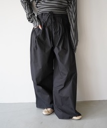 SANSeLF | 【SANSeLF】フロントリボンタックパンツ saw25a080(その他パンツ)