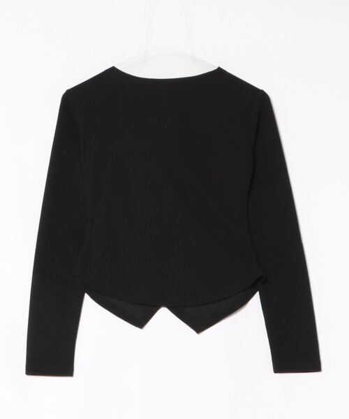 Narcissus（ナルシス）の「フリルカーディガン（カーディガン/ボレロ・レディース・ブラック/グレー・FREE）」の15枚目の写真