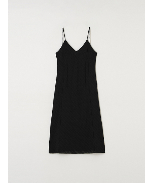 BEMUSE MANSION（ビミューズマンション）の「Bias check layered dress - Black（ワンピース・レディース・ブラック・FREE）」の6枚目の写真