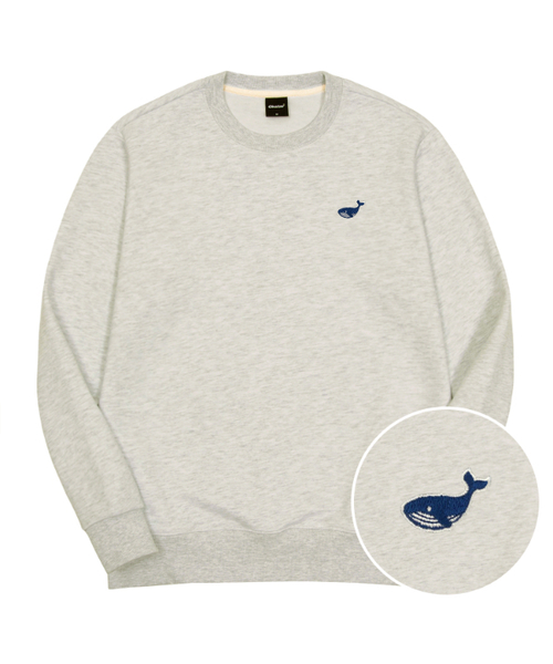 OKSTAR(オクスター)の「ミニウェイル刺繍特厚裏毛スウェット(スウェット・レディース・ブルー/カーキ/ライトベージュ/ホワイト/ライトグレー/ブラック/ネイビー/ベージュ/オートミール/グレー/ダークグリーン/クリーム・4XL/LARGE/X-LARGE/2XL/3XL/SMALL/MEDIUM)」の8枚目の写真