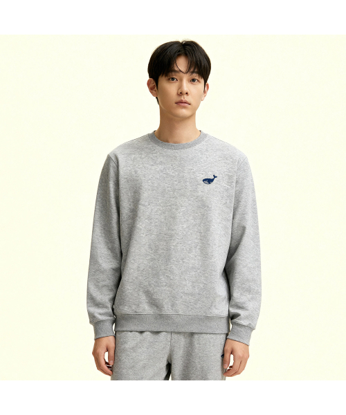 OKSTAR(オクスター)の「ミニウェイル刺繍特厚裏毛スウェット(スウェット・レディース・ブルー/カーキ/ライトベージュ/ホワイト/ライトグレー/ブラック/ネイビー/ベージュ/オートミール/グレー/ダークグリーン/クリーム・4XL/LARGE/X-LARGE/2XL/3XL/SMALL/MEDIUM)」の13枚目の写真