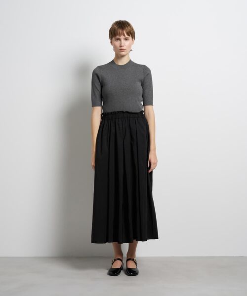 LANVIN en Bleu(ランバンオンブルー)の「ハーフスリーブニットコンビワンピース(ワンピース・レディース・オフホワイト/ブラック・36/38)」の11枚目の写真