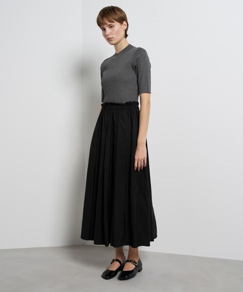 LANVIN en Bleu(ランバンオンブルー)の「ハーフスリーブニットコンビワンピース(ワンピース・レディース・オフホワイト/ブラック・36/38)」の14枚目の写真
