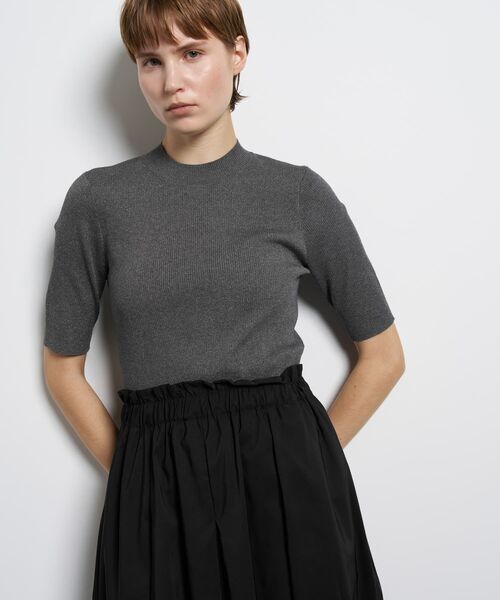 LANVIN en Bleu(ランバンオンブルー)の「ハーフスリーブニットコンビワンピース(ワンピース・レディース・オフホワイト/ブラック・36/38)」の15枚目の写真