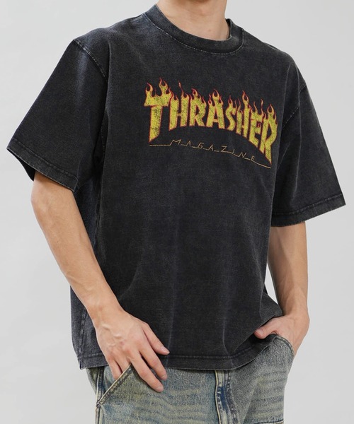 THRASHER(スラッシャー)の「THRASHER/スラッシャー Tシャツ 262TH1ST075/262TH1ST076(Tシャツ/カットソー・メンズ・ブラック系その他/ブラック系その他2・L/M/XL)」の2枚目の写真