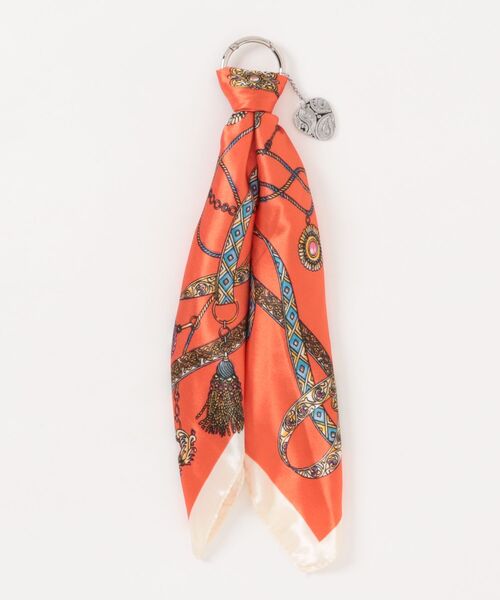 RAGEBLUE(レイジブルー)の「Carabiner Scarf Charm/カラビナ付きスカーフチャーム(バンダナ/スカーフ・メンズ・レッド系その他/ホワイト系その他/ブルー系その他/オレンジ/グリーン/ブラック・FREE)」の6枚目の写真