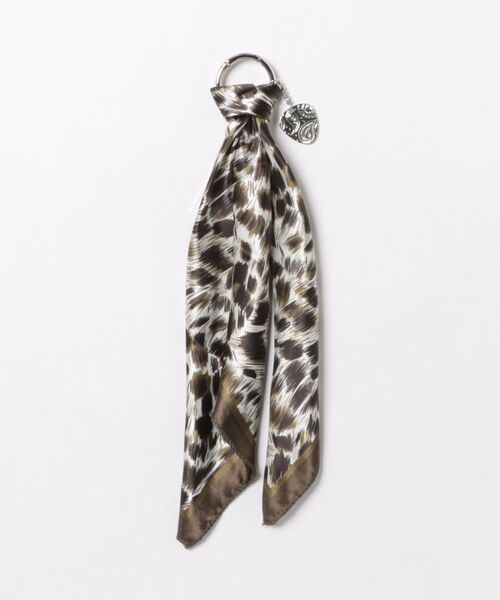 RAGEBLUE(レイジブルー)の「Carabiner Scarf Charm/カラビナ付きスカーフチャーム(バンダナ/スカーフ・メンズ・レッド系その他/ホワイト系その他/ブルー系その他/オレンジ/グリーン/ブラック・FREE)」の4枚目の写真