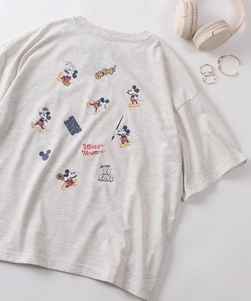 Disney(ディズニー)の「【71】【Disney/ディズニー】ミッキーマウス/ズートピア/ベイマックス/スティッチ/くまのプーさん/トイストーリー ワイド プリントTシャツ/刺繍/バックプリント/レディース(S)(Tシャツ/カットソー・レディース・ピンク/ライトグリーン/チャコールグレー/アッシュグレー/パープル/イエロー/ブラック/ライトブルー/ダークグレー/ベージュ/グリーン系その他/ネイビー/ラベンダー/オレンジ/グリーン/オフホワイト/グレー系その他/サックスブルー/イエロー系その他/ピンク系その他/イエロー系その他2/ブルー系その他/グレー系その他2/レッド/グリーン系その他2/スミクロ/ホワイト系その他/ライトパープル/ベージュ系その他/ホワイト系その他2/オレンジ系その他/ブルー系その他2/オレンジ系その他2/ホワイト系その他3/グレー/グリーン系その他3・M/L)」の12枚目の写真
