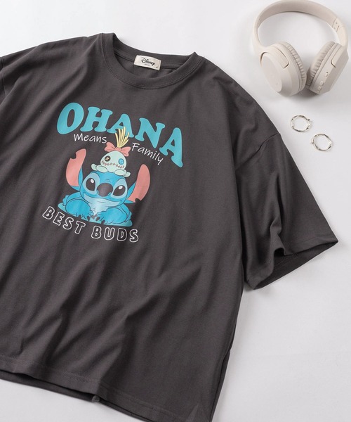Disney(ディズニー)の「【71】【Disney/ディズニー】ミッキーマウス/ズートピア/ベイマックス/スティッチ/くまのプーさん/トイストーリー ワイド プリントTシャツ/刺繍/バックプリント/レディース(S)(Tシャツ/カットソー・レディース・ピンク/ライトグリーン/チャコールグレー/アッシュグレー/パープル/イエロー/ブラック/ライトブルー/ダークグレー/ベージュ/グリーン系その他/ネイビー/ラベンダー/オレンジ/グリーン/オフホワイト/グレー系その他/サックスブルー/イエロー系その他/ピンク系その他/イエロー系その他2/ブルー系その他/グレー系その他2/レッド/グリーン系その他2/スミクロ/ホワイト系その他/ライトパープル/ベージュ系その他/ホワイト系その他2/オレンジ系その他/ブルー系その他2/オレンジ系その他2/ホワイト系その他3/グレー/グリーン系その他3・M/L)」の7枚目の写真