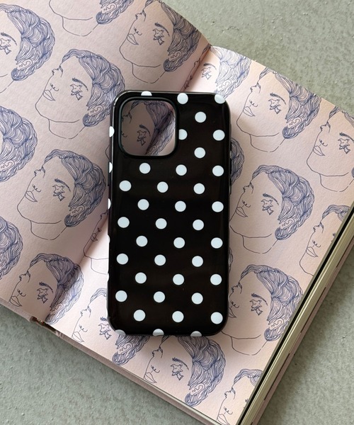 SANSeLF(サンセルフ)の「【SANSeLF】レトロポルカドットスマホケース iPhoneカバー アイフォンケース sac26s001(スマホケース/カバー・レディース・ブラック/ブルー/ボルドー・iPhone 16/iPhone 15/iPhone 17)」の17枚目の写真