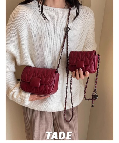 Ritzy(リッツィー)の「キルティングチェーンショルダーバッグ(ショルダーバッグ・レディース・ベージュ/ブラウン/ブラック・FREE)」の11枚目の写真