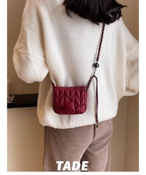 Ritzy(リッツィー)の「キルティングチェーンショルダーバッグ(ショルダーバッグ・レディース・ベージュ/ブラウン/ブラック・FREE)」の12枚目の写真