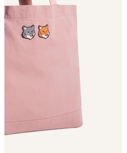 DOUBLE FOX HEAD FADED TOTE（トートバッグ）｜Maison Kitsune（メゾン