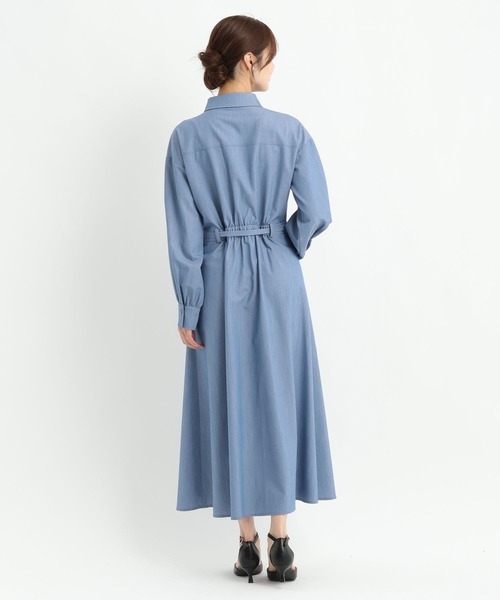 Andemiu(アンデミュウ)の「ラッフルフリルワンピース641057(ワンピース・レディース・ベージュ/ブルー/チャコールグレー・FREE)」の17枚目の写真