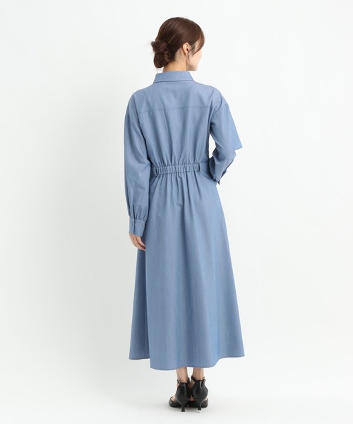 Andemiu(アンデミュウ)の「ラッフルフリルワンピース641057(ワンピース・レディース・ベージュ/ブルー/チャコールグレー・FREE)」の19枚目の写真