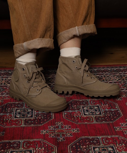 PALLADIUM（パラディウム）の「PAMPA HI パンパ ハイ レディース スニーカー（スニーカー・レディース・ベージュ系・24.5cm/24cm/23.5cm/22.5cm/23cm）」の15枚目の写真
