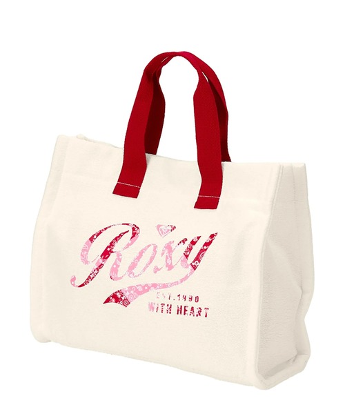 ROXY(ロキシー)の「ROXY ウィメンズ ROXY WITH HEART TOTE トートバッグ 【2026年春夏モデル】/ロキシー(トートバッグ・レディース・ネイビー/レッド・FREE)」の10枚目の写真