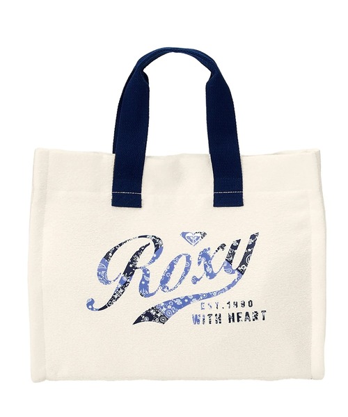 ROXY(ロキシー)の「ROXY ウィメンズ ROXY WITH HEART TOTE トートバッグ 【2026年春夏モデル】/ロキシー(トートバッグ・レディース・ネイビー/レッド・FREE)」の7枚目の写真