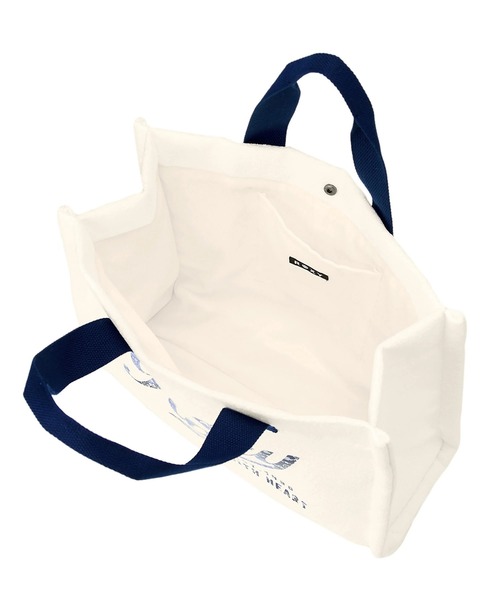 ROXY(ロキシー)の「ROXY ウィメンズ ROXY WITH HEART TOTE トートバッグ 【2026年春夏モデル】/ロキシー(トートバッグ・レディース・ネイビー/レッド・FREE)」の8枚目の写真