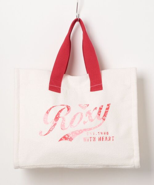 ROXY(ロキシー)の「ROXY ウィメンズ ROXY WITH HEART TOTE トートバッグ 【2026年春夏モデル】/ロキシー(トートバッグ・レディース・ネイビー/レッド・FREE)」の13枚目の写真