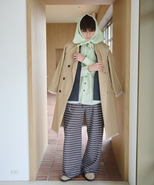 common gull products.(コモンガルプロダクツ)の「ざわめきのスウェットパンツ(スウェットパンツ・レディース・チャコールグレー/グレー系/アイボリー・SMALL/MEDIUM/LARGE)」の12枚目の写真