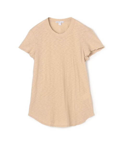 JAMES PERSE(ジェームスパース)の「スラブジャージー クルーネックTシャツ WUA3037(Tシャツ/カットソー・レディース・ライトブルー/ベージュ系その他・2/1/0)」の1枚目の写真