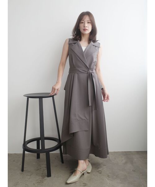 LAGUNAMOON（ラグナムーン）の「アシメヘムトレンチワンピース 【夏服