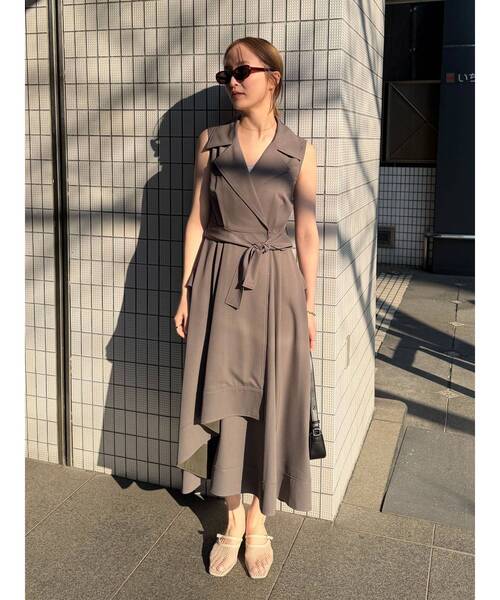 LAGUNAMOON（ラグナムーン）の「アシメヘムトレンチワンピース 【夏服