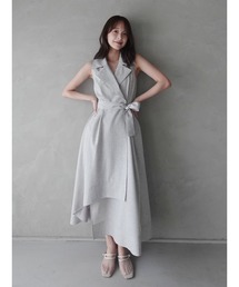 LAGUNAMOON | アシメヘムトレンチワンピース 【夏服】(ワンピース)