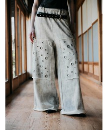 CREO STORE（クレオストア）の「【TAJEN:T】EYELET DESIGN SWEATPANTS/ アイレットデザインスウェットパンツ（スウェットパンツ）」