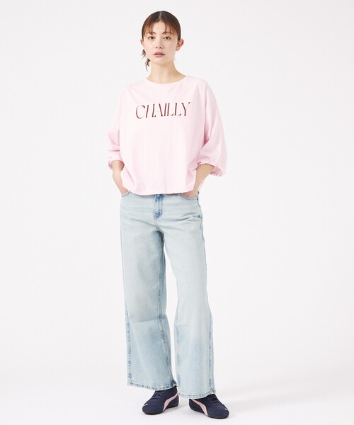 GUESS JEANS(ゲスジーンズ)の「【GUESS JEANS/ゲスジーンズ】GJ G11 WIDE LEG/ワイルドレッグデニムジーンズ/W4BA0YD5CCA/ヴィンテージウォッシュ加工(デニムパンツ・レディース・インディゴブルー/ライトブルー・26/25/24)」の10枚目の写真