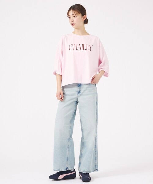 GUESS JEANS(ゲスジーンズ)の「【GUESS JEANS/ゲスジーンズ】GJ G11 WIDE LEG/ワイルドレッグデニムジーンズ/W4BA0YD5CCA/ヴィンテージウォッシュ加工(デニムパンツ・レディース・インディゴブルー/ライトブルー・26/25/24)」の11枚目の写真