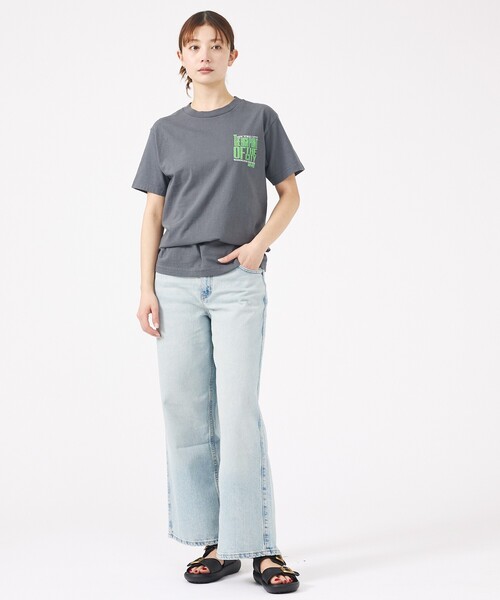 GUESS JEANS(ゲスジーンズ)の「【GUESS JEANS/ゲスジーンズ】GJ G11 WIDE LEG/ワイルドレッグデニムジーンズ/W4BA0YD5CCA/ヴィンテージウォッシュ加工(デニムパンツ・レディース・インディゴブルー/ライトブルー・26/25/24)」の12枚目の写真