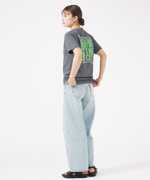 GUESS JEANS(ゲスジーンズ)の「【GUESS JEANS/ゲスジーンズ】GJ G11 WIDE LEG/ワイルドレッグデニムジーンズ/W4BA0YD5CCA/ヴィンテージウォッシュ加工(デニムパンツ・レディース・インディゴブルー/ライトブルー・26/25/24)」の14枚目の写真