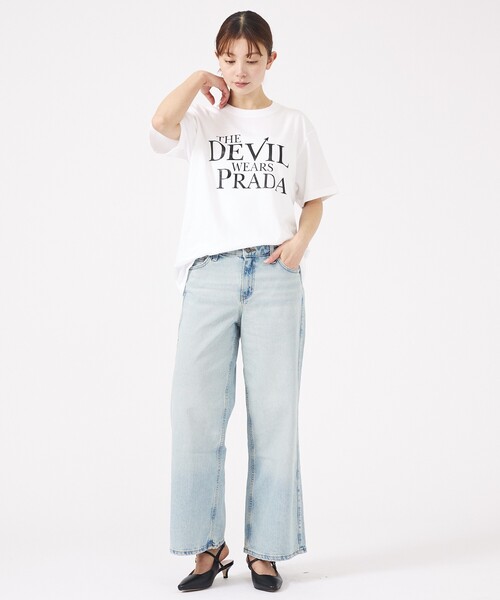 GUESS JEANS(ゲスジーンズ)の「【GUESS JEANS/ゲスジーンズ】GJ G11 WIDE LEG/ワイルドレッグデニムジーンズ/W4BA0YD5CCA/ヴィンテージウォッシュ加工(デニムパンツ・レディース・インディゴブルー/ライトブルー・26/25/24)」の17枚目の写真