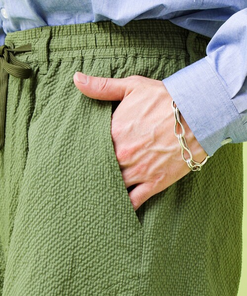 GEVACO(ゲバコ)の「【GEVACO/ゲバコ】イージーハーフパンツ(その他パンツ・メンズ・オリーブ/ホワイト系その他・M/L)」の6枚目の写真