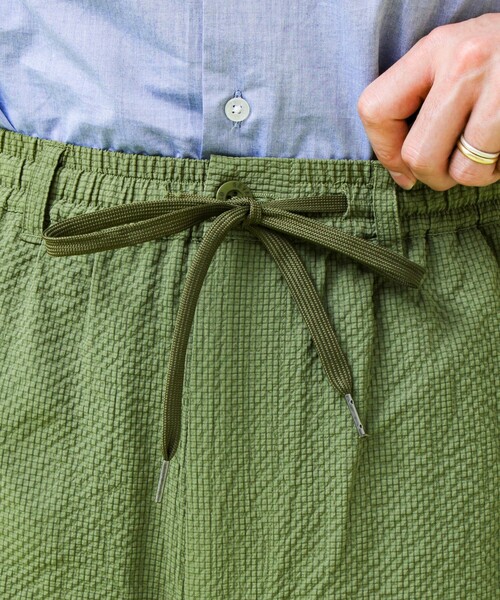 GEVACO(ゲバコ)の「【GEVACO/ゲバコ】イージーハーフパンツ(その他パンツ・メンズ・オリーブ/ホワイト系その他・M/L)」の5枚目の写真