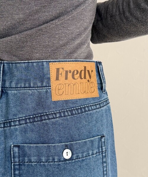 fredy emue(フレディエミュ)の「《セットアップ対応》ラップデニムパンツ(デニムパンツ・レディース・カーキ/ブルー・38/36)」の15枚目の写真