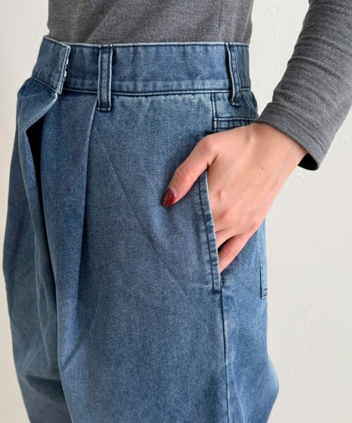 fredy emue(フレディエミュ)の「《セットアップ対応》ラップデニムパンツ(デニムパンツ・レディース・カーキ/ブルー・38/36)」の19枚目の写真