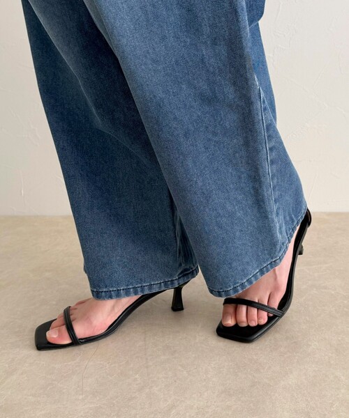 fredy emue(フレディエミュ)の「《セットアップ対応》ラップデニムパンツ(デニムパンツ・レディース・カーキ/ブルー・38/36)」の20枚目の写真