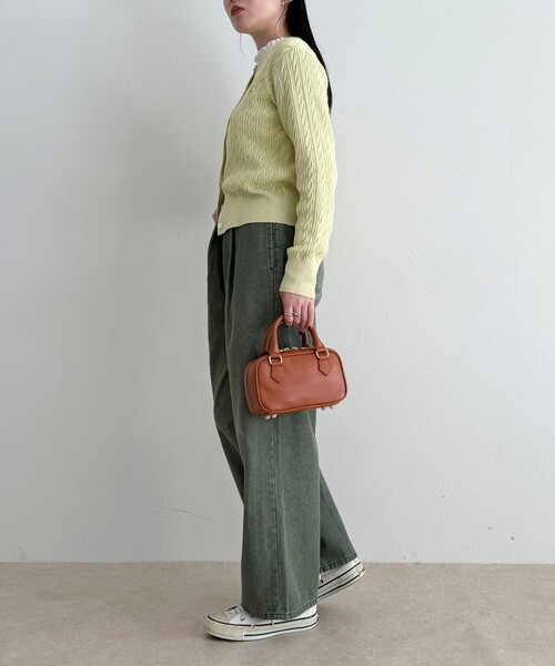 fredy emue(フレディエミュ)の「《セットアップ対応》ラップデニムパンツ(デニムパンツ・レディース・カーキ/ブルー・38/36)」の22枚目の写真