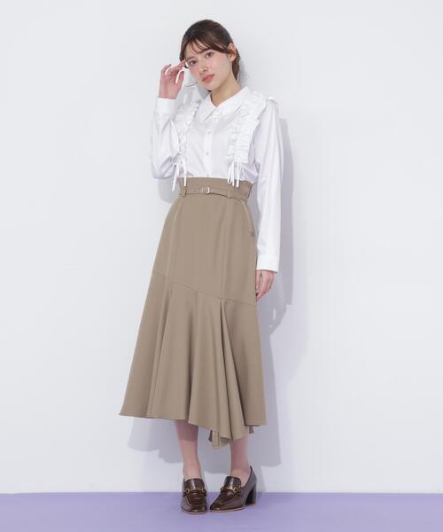 JILL by JILL STUART（ジルバイジルスチュアート）の「ショルダーフリルブラウス（シャツ/ブラウス・レディース・ブラック/ブルー/ホワイト・FREE）」の19枚目の写真