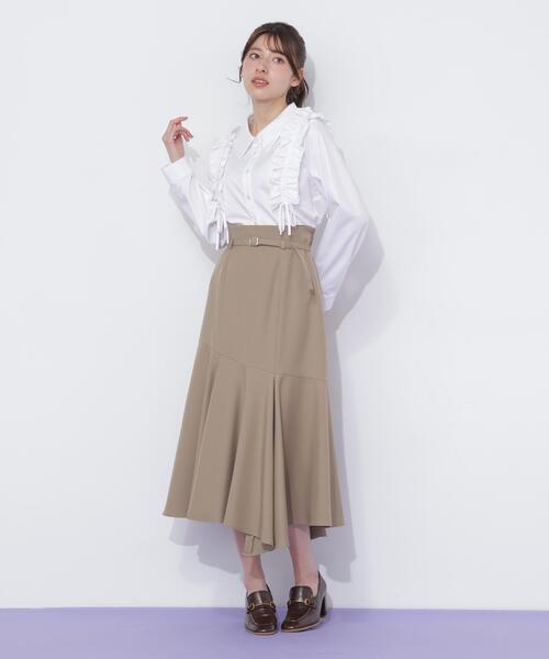 JILL by JILL STUART（ジルバイジルスチュアート）の「ショルダーフリルブラウス（シャツ/ブラウス・レディース・ブラック/ブルー/ホワイト・FREE）」の20枚目の写真
