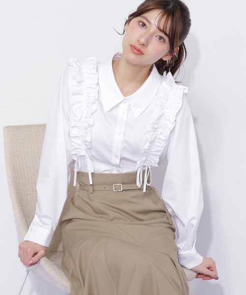 JILL♡フリルブラウス ショルダーフリルブラウス（シャツ/ブラウス）｜JILL by JILL STUART